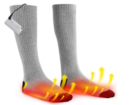 Термоноски Get Socks Y2 серые 2200 мАч